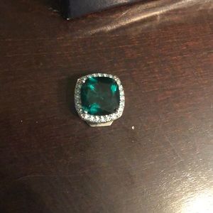 Keep collective pave emerald charm